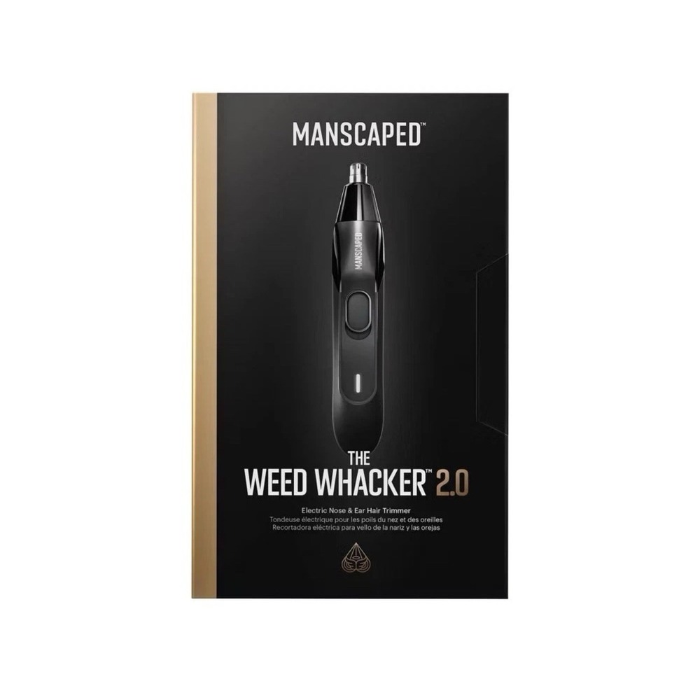 Manscaped Weed Whacker 2.0 Cordless Waterproof Nose Ear Hair Trimmer